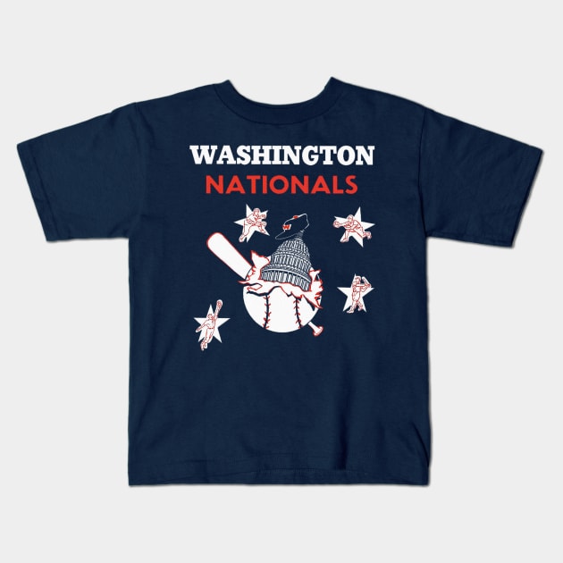 washington nationals Kids T-Shirt by Fabulous Fresh Fashions